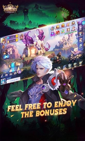 tapheroes clickerwars中文版下载,tapheroesclickerwars,点击游戏,放置游戏